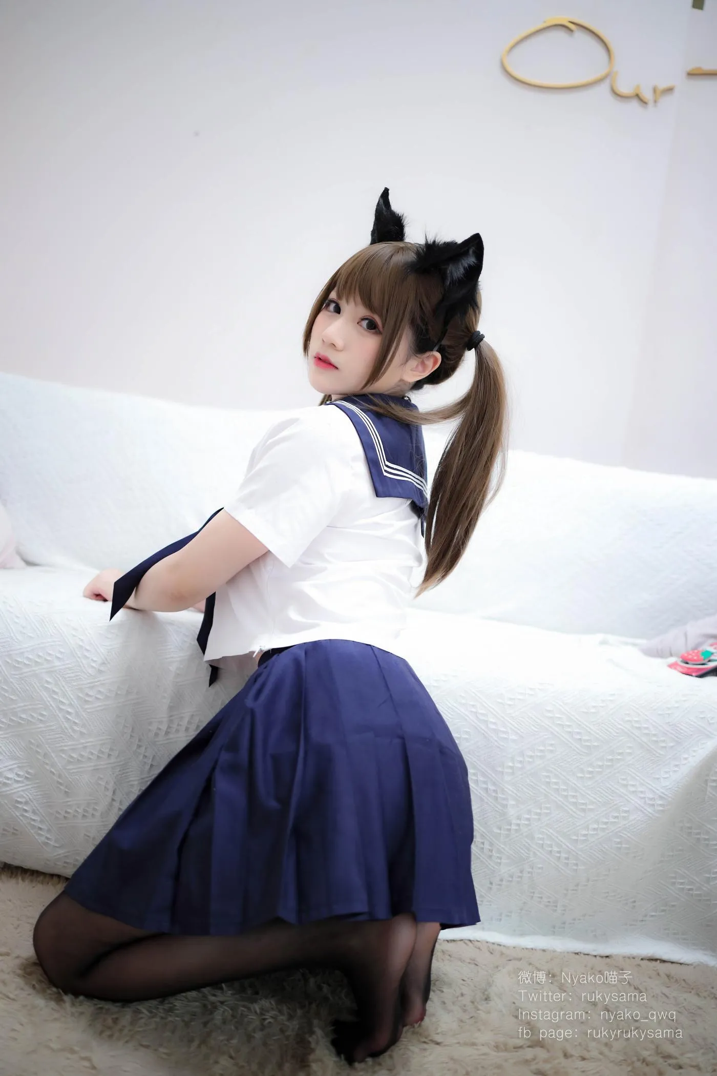 Nyako喵子 – NO.08 水手服 [47P]插图